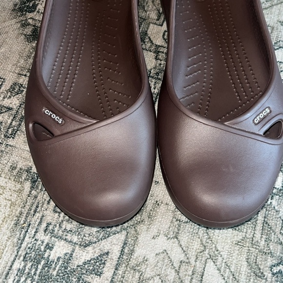 Crocs women’s Olivia brown sling backs size 11 - Picture 4 of 8